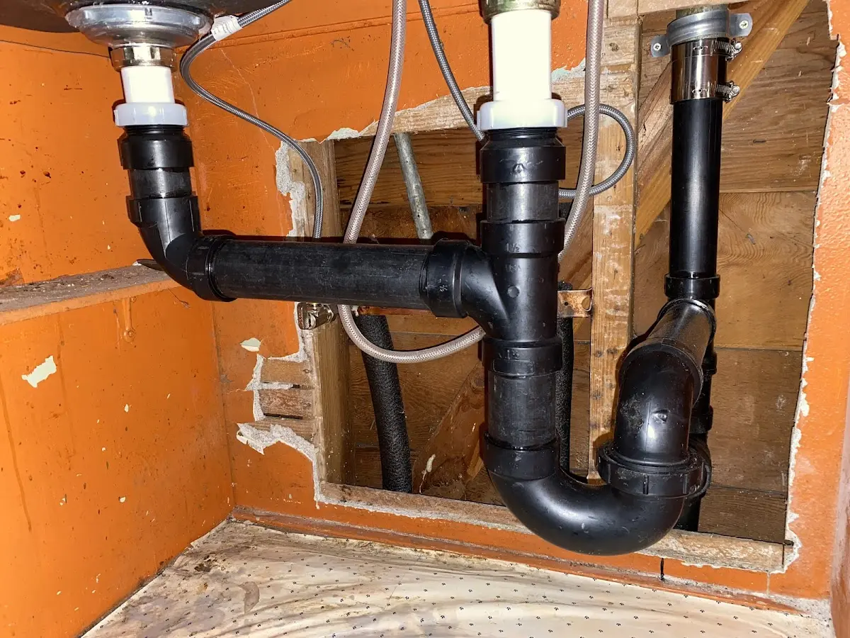 Professional Bathroom Installation equipment and tools on the job in Susanville